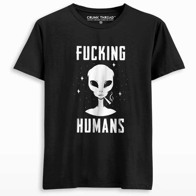 Fucking Humans T-shirt - Crunk Thread