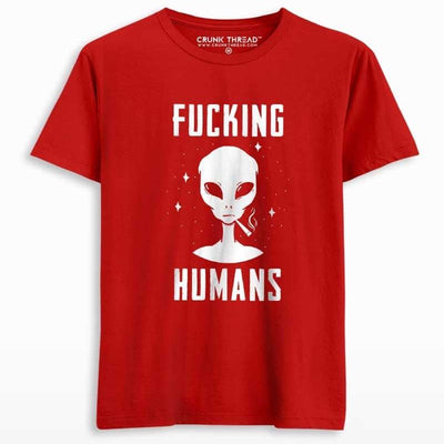 Fucking Humans T-shirt - Crunk Thread