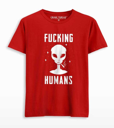 Fucking Humans T-shirt - Crunk Thread