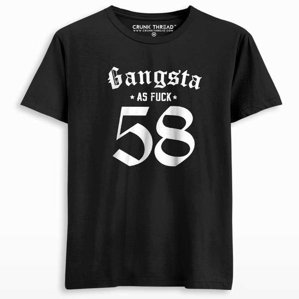 Gangsta Af Men's Printed T-shirt - Crunk Thread