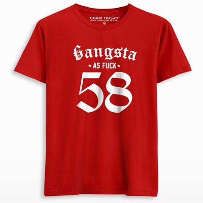 Gangsta Af Men's Printed T-shirt - Crunk Thread