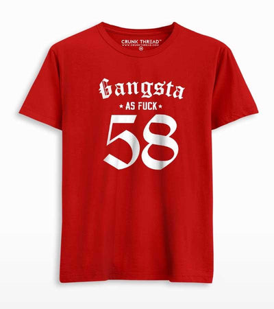 Gangsta Af Men's Printed T-shirt - Crunk Thread