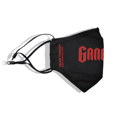 Gangsta Face Mask With Nose Clip & Adjustable Ear Loop - Crunk Thread