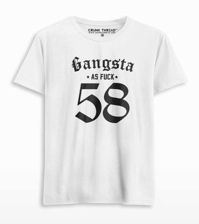 Gangsta Af Men's Printed T-shirt - Crunk Thread
