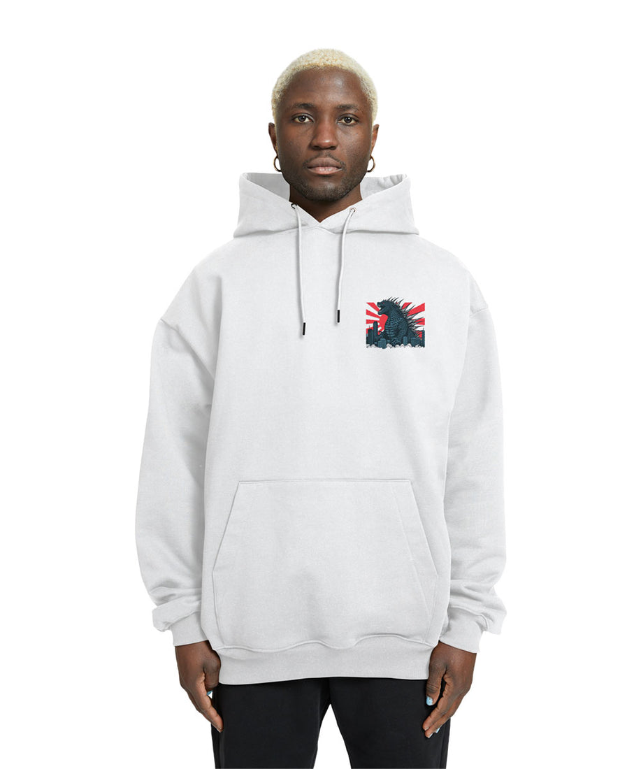 Godzilla Relaxed Drop Shoulder Hoodie - Crunk Thread