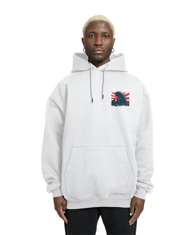 Godzilla Relaxed Drop Shoulder Hoodie - Crunk Thread
