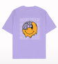 Good Vibes Oversized Lavender T-shirt