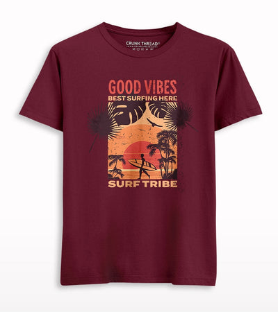 Good Vibes Surf Tribes T-shirt - Crunk Thread
