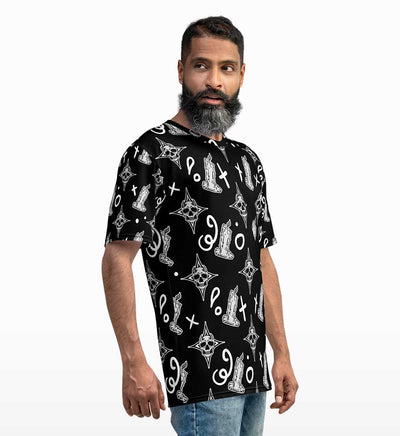 Gothic All Over Print T-shirt - Crunk Thread
