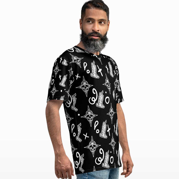 Gothic All Over Print T-shirt - Crunk Thread