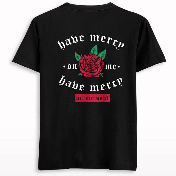 Mercy Rose Graphic Back & Front Print T-shirt - Crunk Thread