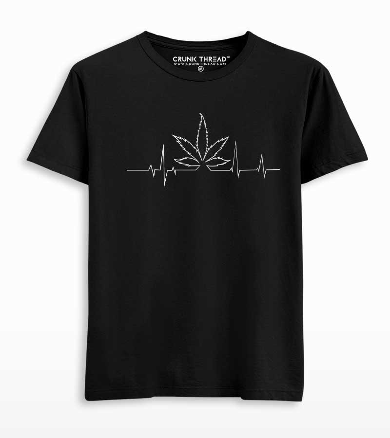 High Beat Weed T-shirt - Crunk Thread