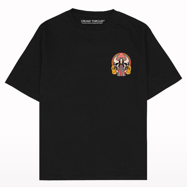 High Skull Oversized T-shirt - Crunk Thread
