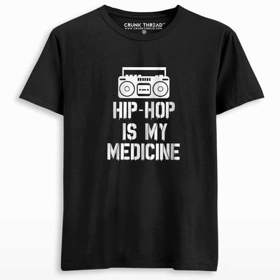 Hip Hop Is My Medicine Unisex T-shirt - Crunk Thread