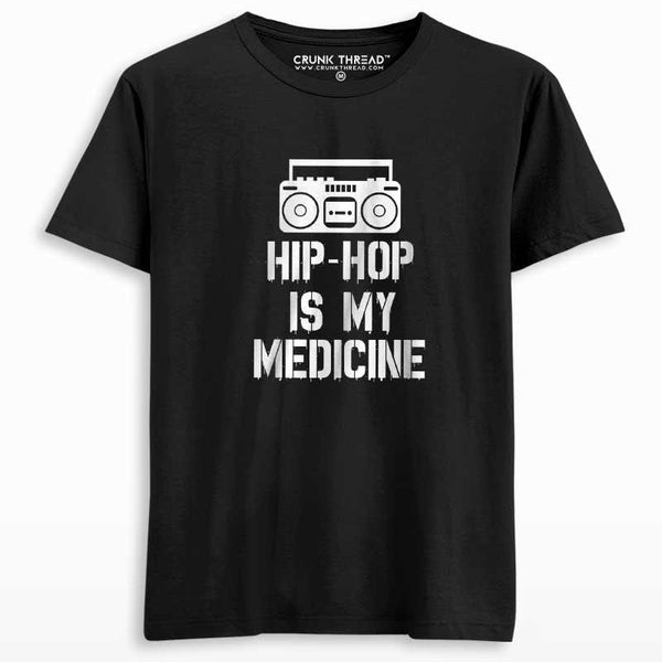 Hip Hop Is My Medicine Unisex T-shirt - Crunk Thread