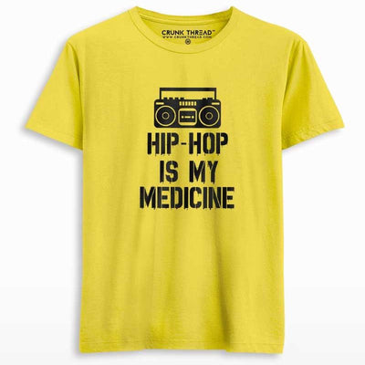 Hip Hop Is My Medicine Unisex T-shirt - Crunk Thread