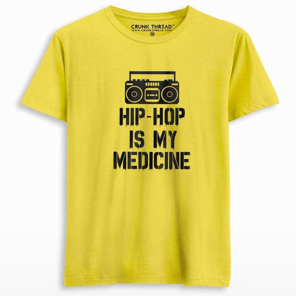 Hip Hop Is My Medicine Unisex T-shirt - Crunk Thread