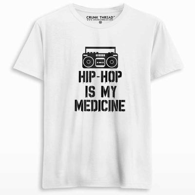 Hip Hop Is My Medicine Unisex T-shirt - Crunk Thread