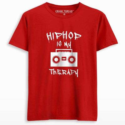 Hip Hop is my therapy Unisex Printed T-shirt - Crunk Thread