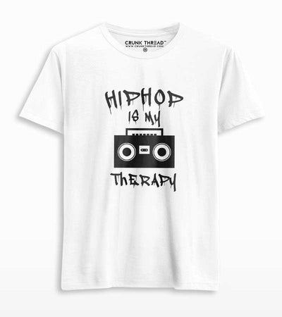 Hip Hop is my therapy Unisex Printed T-shirt - Crunk Thread