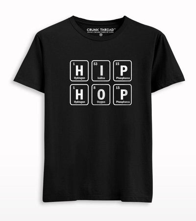 Hip Hop Periodic Table T-shirt - Crunk Thread