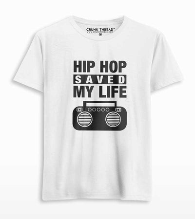 Hiphop Saved My Life Men's Printed T-shirt - Crunk Thread