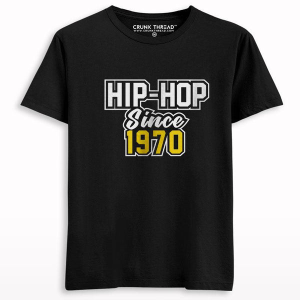 Hip-Hop Since 1970 T-shirt - Crunk Thread