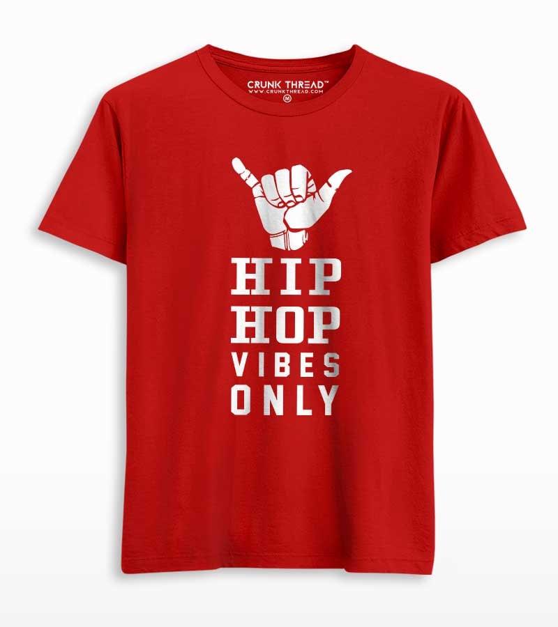 Hip hop vibes only T-shirt - Crunk Thread