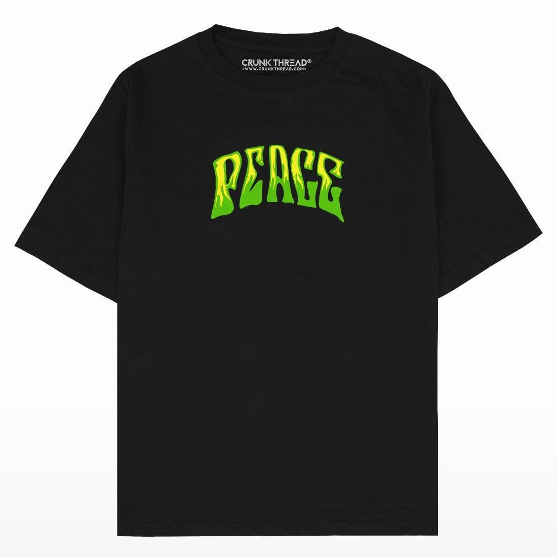 Hippie Alien Oversized T-shirt - Crunk Thread
