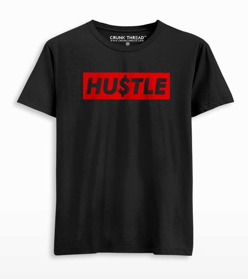 Hustle Printed T-shirt - Crunk Thread