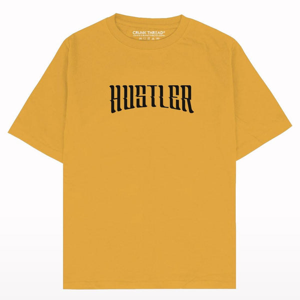 Hustler Mustard Oversized T-shirt - Crunk Thread