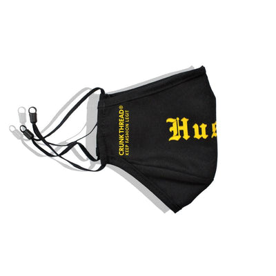 Hustler Face Mask With Nose Clip & Adjustable Ear Loop - Crunk Thread