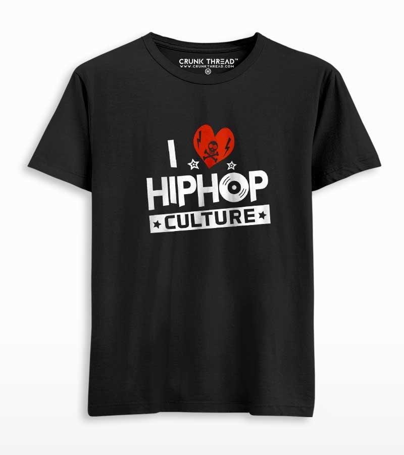 I Love HipHop Culture Men's Printed T-shirt - Crunk Thread
