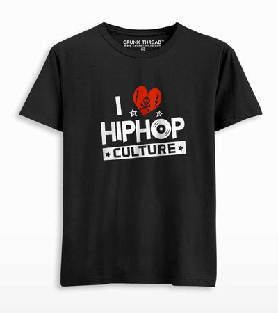 I Love HipHop Culture Men's Printed T-shirt - Crunk Thread