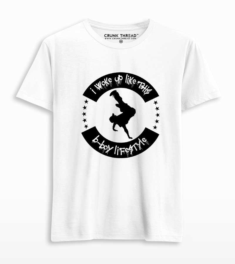 I woke up like this Bboy Lifestyle Men's Printed T-shirt - Crunk Thread