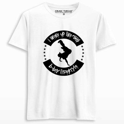 I woke up like this Bboy Lifestyle Men's Printed T-shirt - Crunk Thread