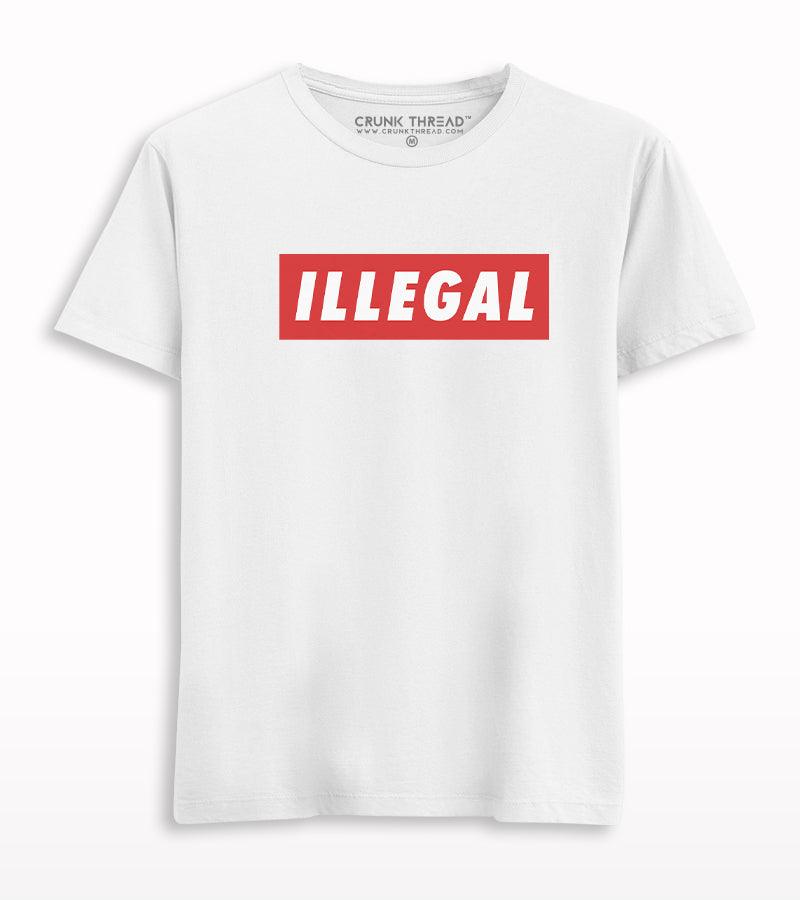 Illegal Printed T-shirt - Crunk Thread