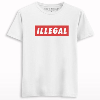 Illegal Printed T-shirt - Crunk Thread