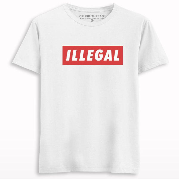 Illegal Printed T-shirt - Crunk Thread