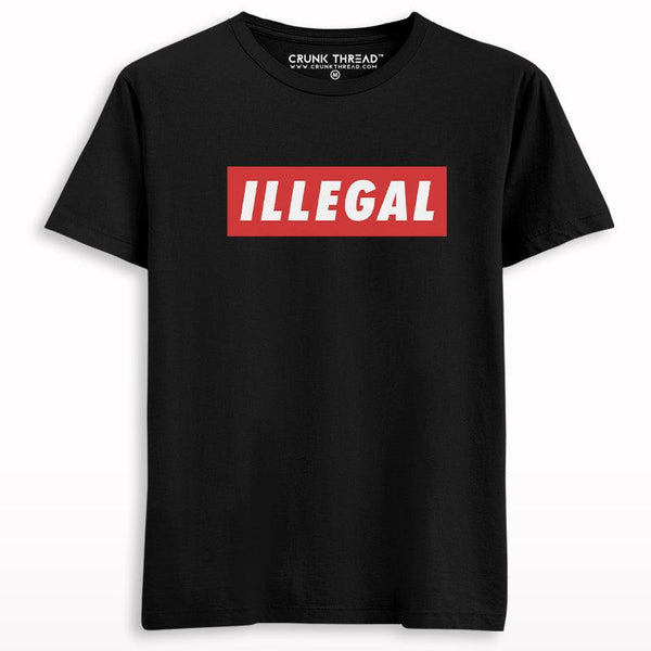 Illegal Printed T-shirt - Crunk Thread