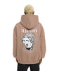 Illusion Graphic Drop Shoulder Relaxed Fit Hoodie