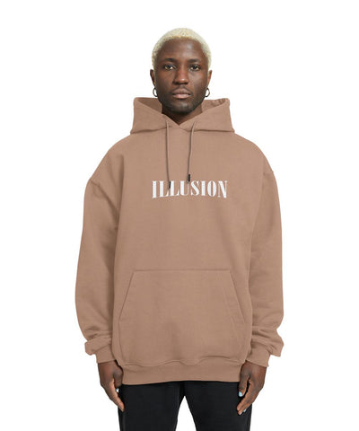 Illusion Graphic Drop Shoulder Relaxed Fit Hoodie - Crunk Thread