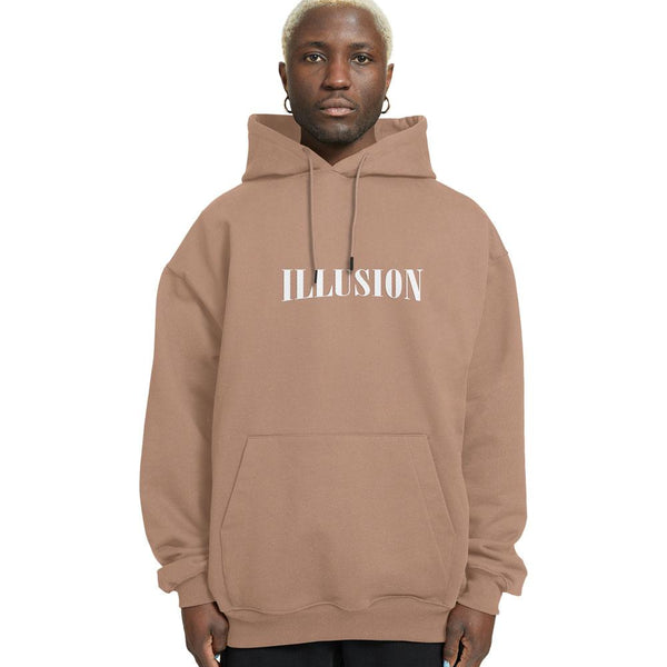 Illusion Graphic Drop Shoulder Relaxed Fit Hoodie - Crunk Thread