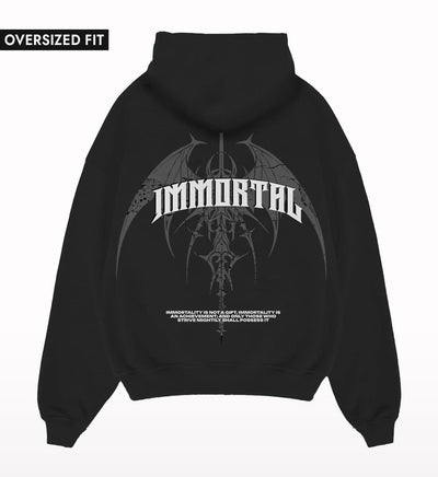 Immortal Oversized Hoodie - Crunk Thread