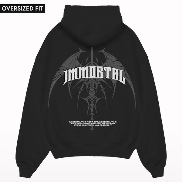Immortal Oversized Hoodie - Crunk Thread