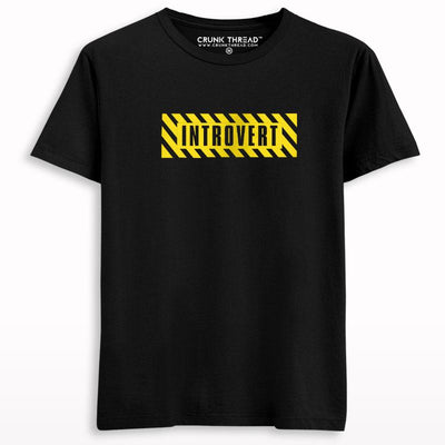 Introvert Printed T-shirt - Crunk Thread