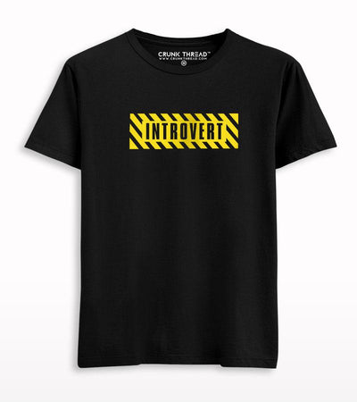 Introvert Printed T-shirt - Crunk Thread