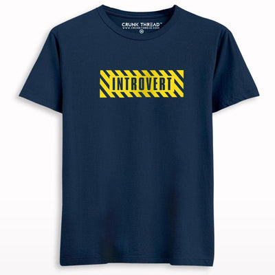 Introvert Printed T-shirt - Crunk Thread