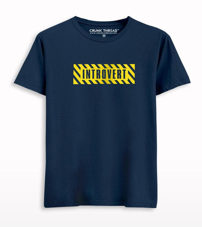 Introvert Printed T-shirt - Crunk Thread