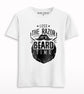 It's Beard Time Print Half Sleeve T-shirt